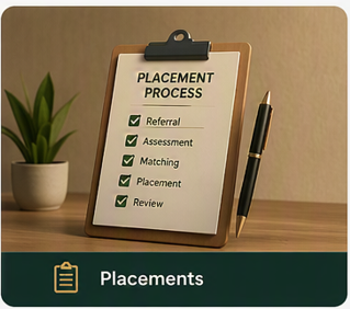 Placements visual for Young Angels Care Ltd